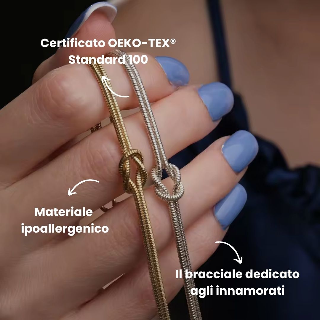 Il bracciale di coppia che trasforma il vostro legame in un simbolo da portare ogni giorno.